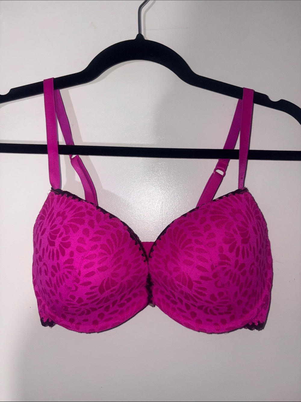 La SENZA Fuchsia Floral Lace Bra